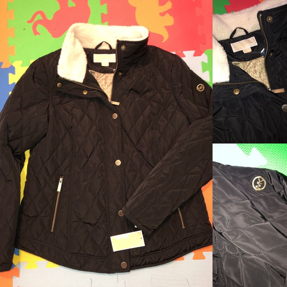 Michael kors lovely  jacket size large new!